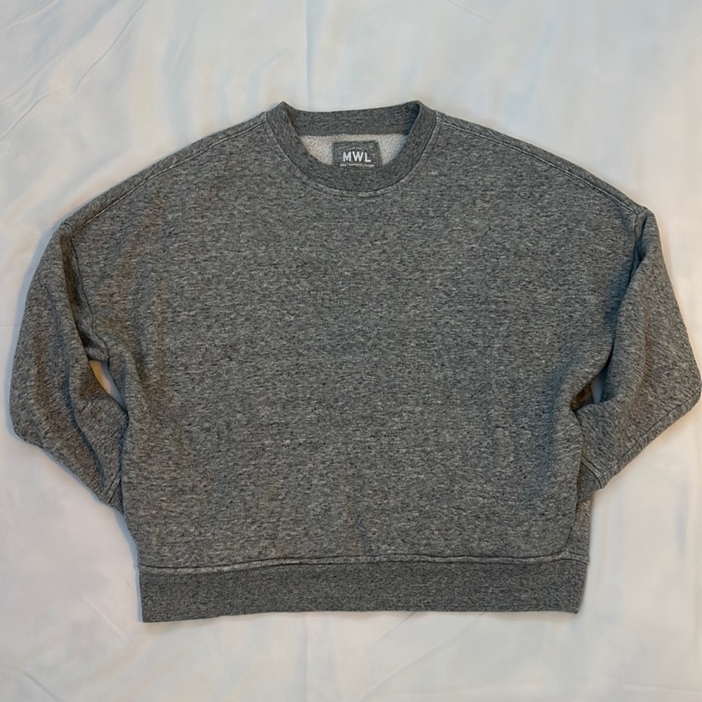 Madewell Crewneck Gray Sweatshirt - Size XXS